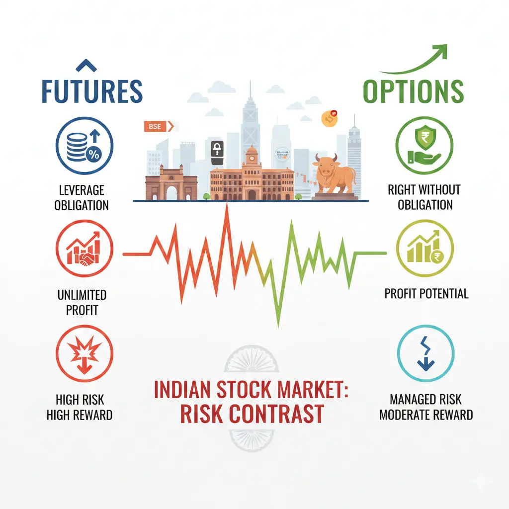 Futures vs Options Risk Comparison