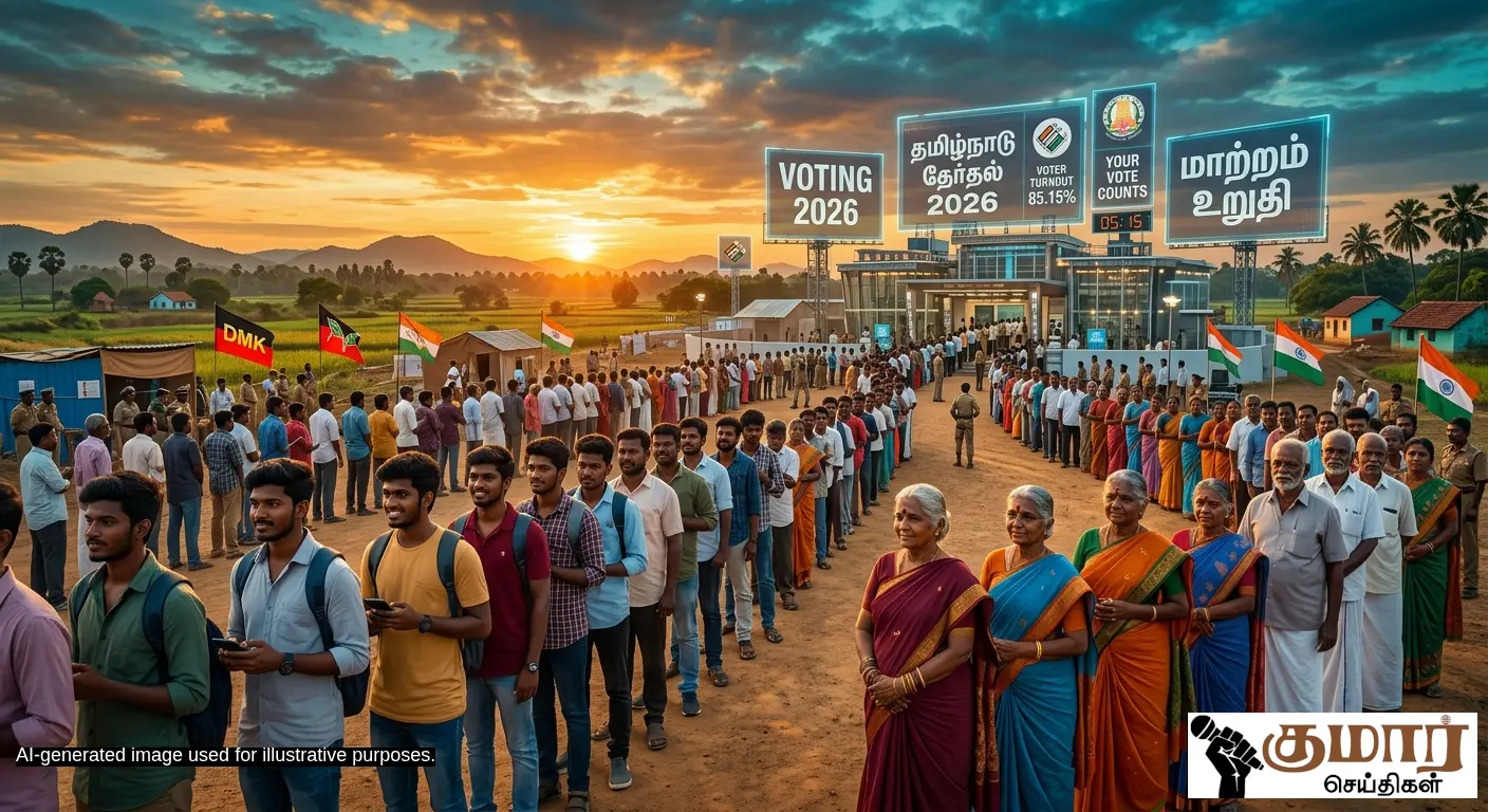 தமிழக வரலாற்றில் இதுவரை இல்லாத திருப்பம்! 85.15% வாக்குப்பதிவு - ஆடிப்போன ஆண்ட பரம்பரை கட்சிகள்!